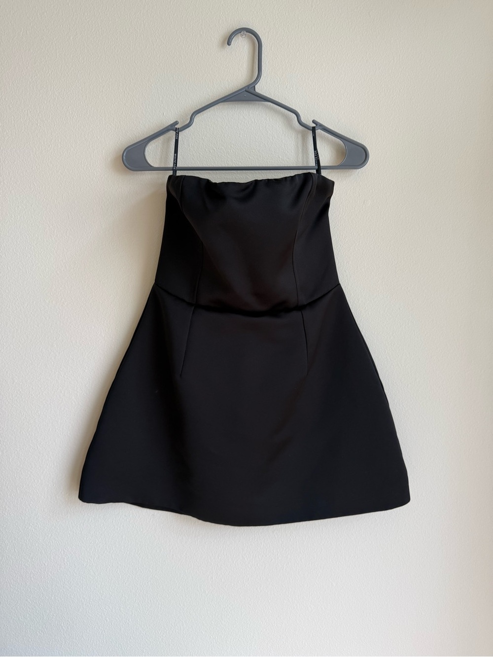 White Fox Boutique - Your Day Mini Dress - Black Strapless A-Line Mini Dress